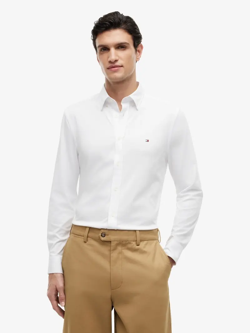 Chemise Tommy Hilfiger blanche en coton