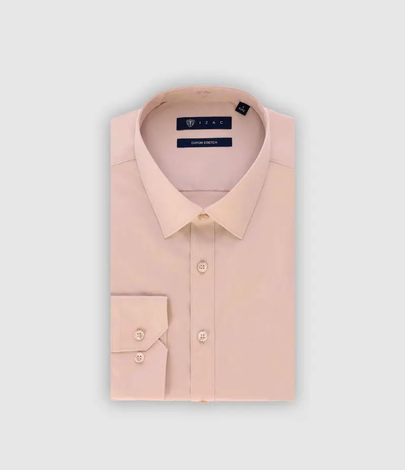 Chemise ville beige MALTE