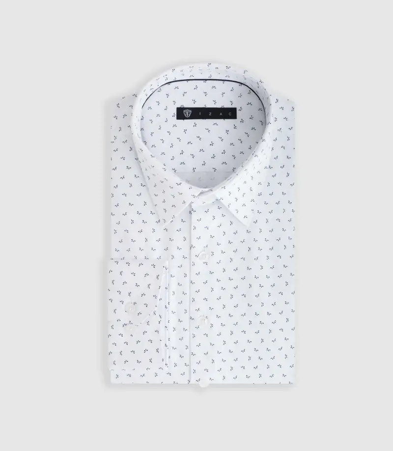 Chemise ville blanche et marine "Difast008"