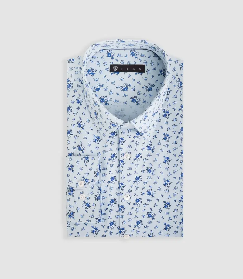 Chemise ville bleu ciel "Difast019"