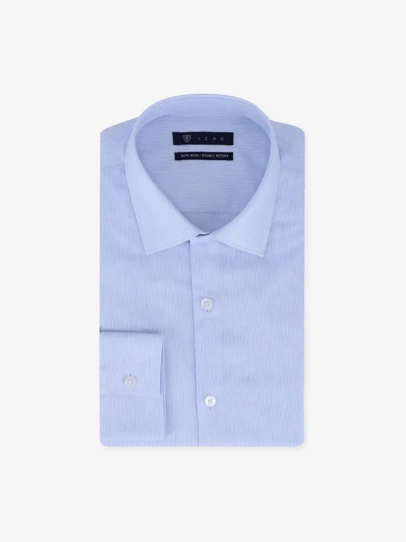 Chemise ville non iron ciel