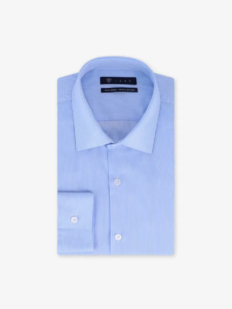 Chemise ville non iron ciel