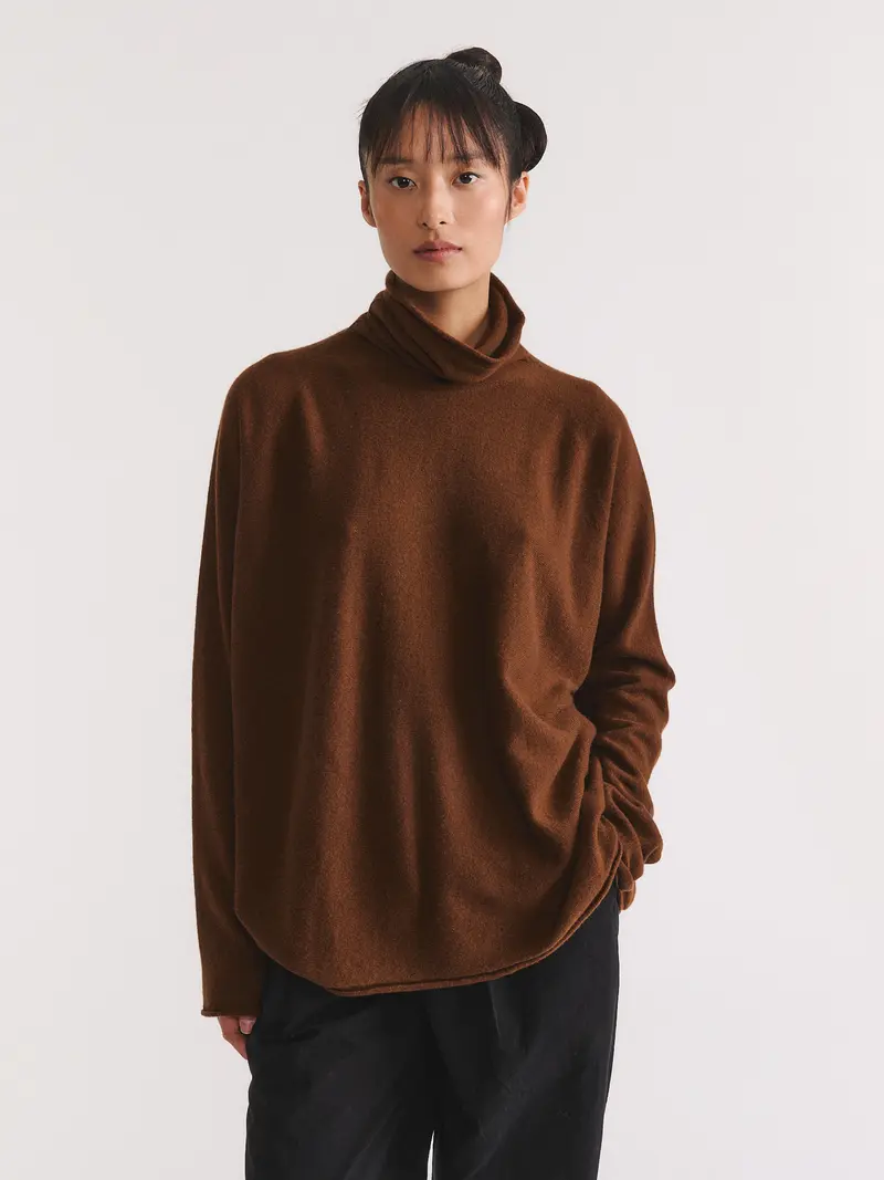 CHIMNEY SEAMLESS JUMPER - CASH - MOCHA