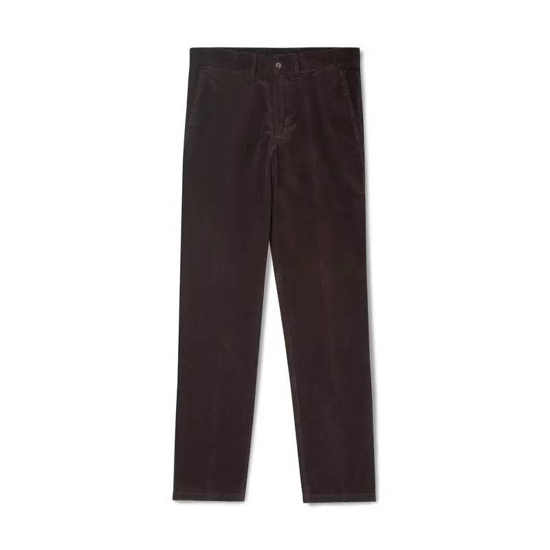 Chino en velours brun