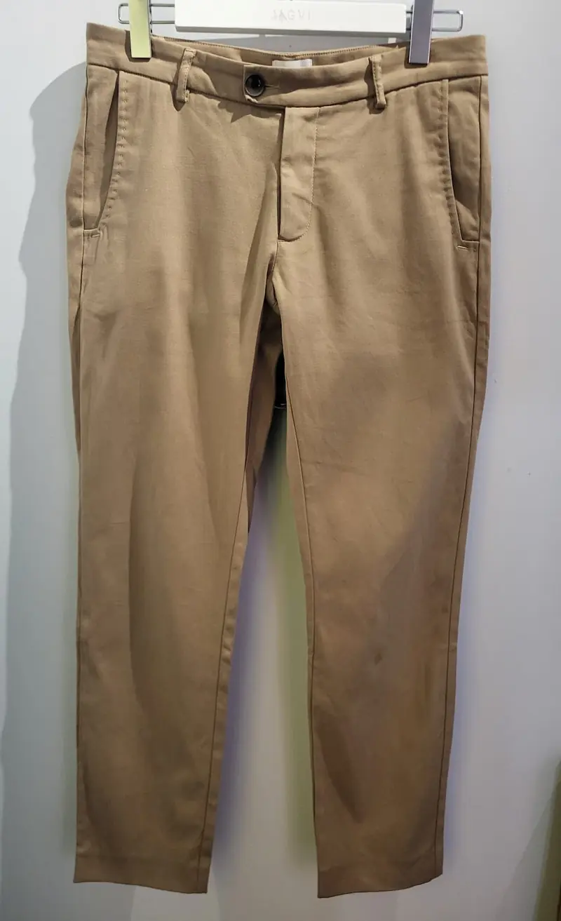 City pant coton BIO léger beige