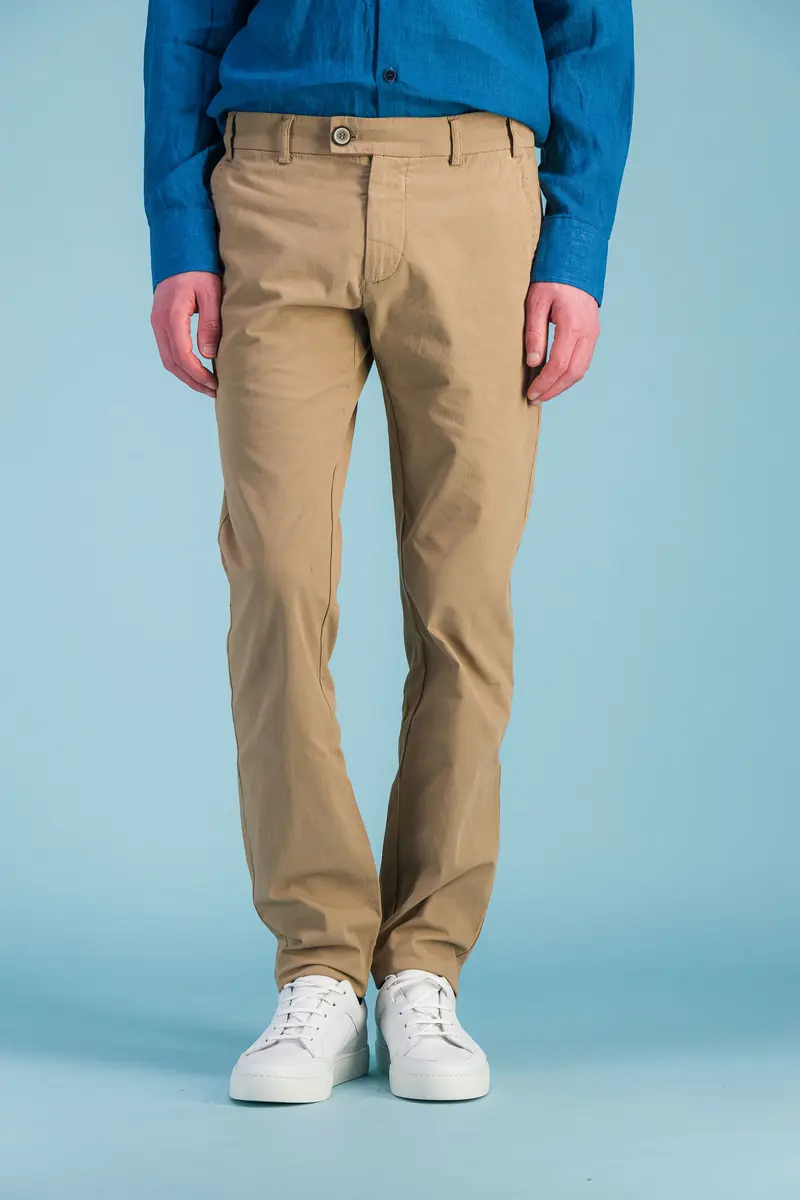 City pant coton BIO léger beige