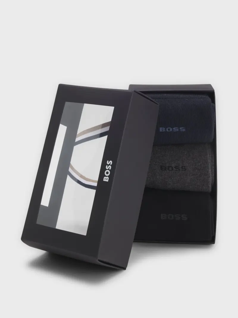 Coffret chaussettes BOSS noires
