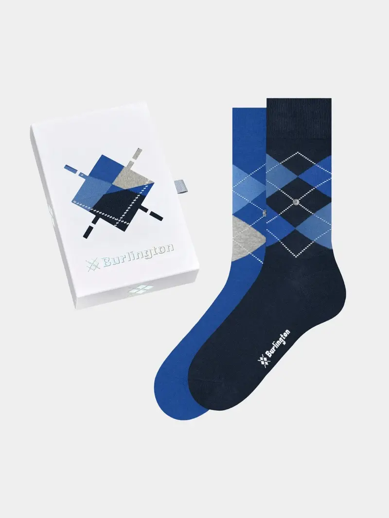 Coffret chaussettes Burlington bleues
