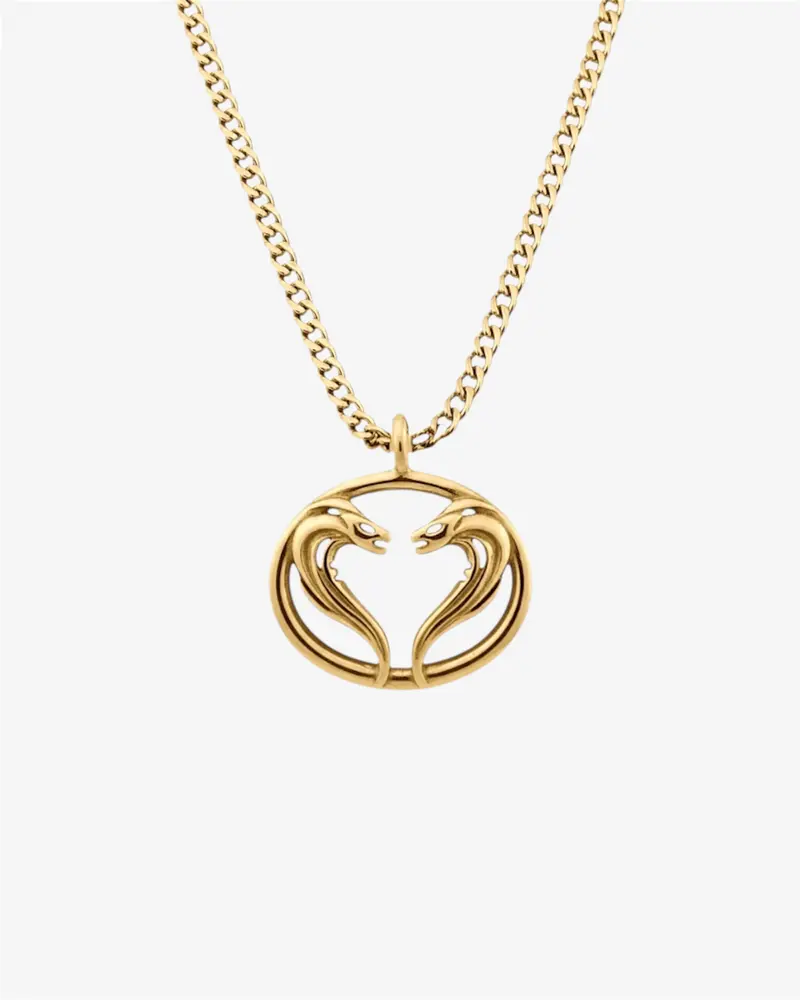 COLLIER SPHERE COBRA - DORÉ