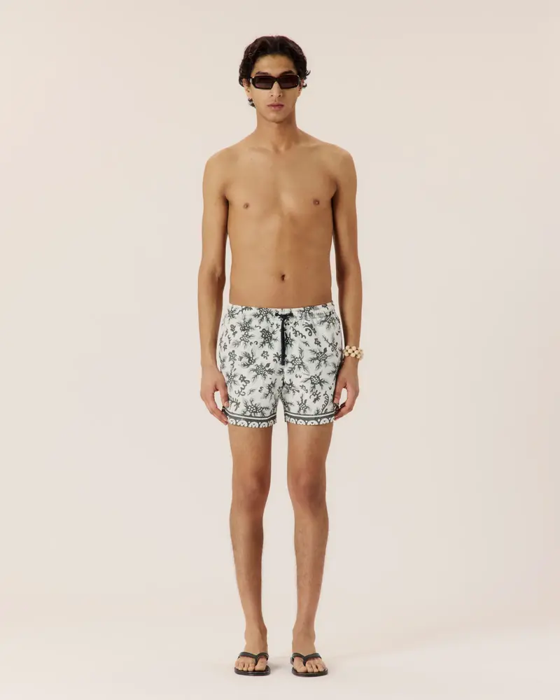 Commas lunar botanica classic swim short multi yellow