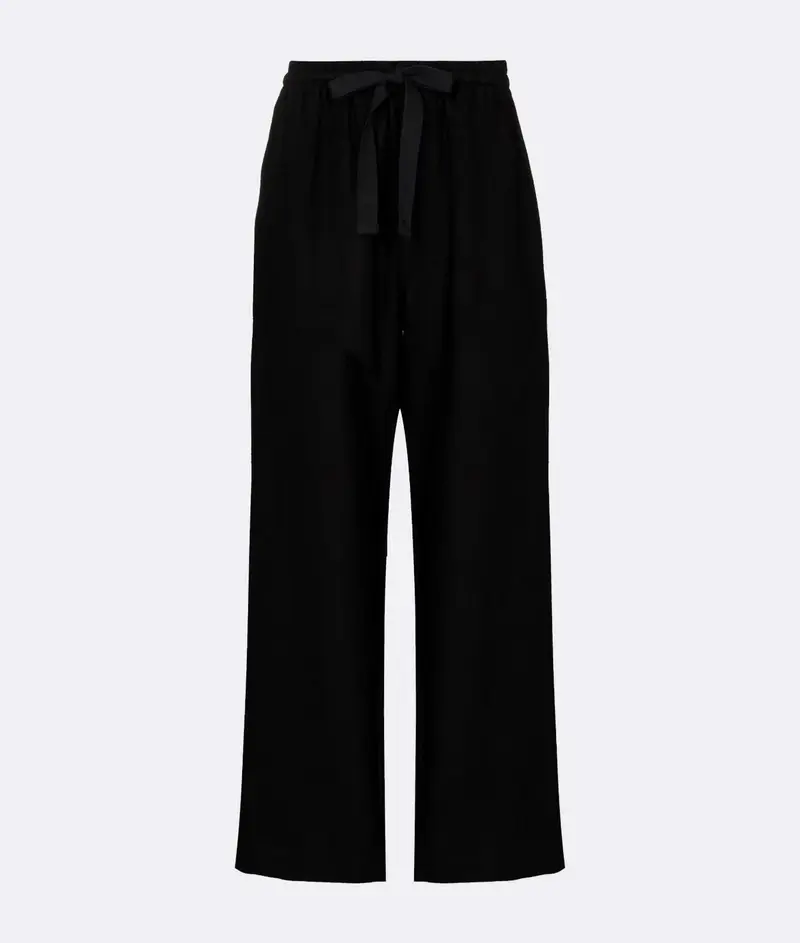 Commas Wide Leg Linen Trousers