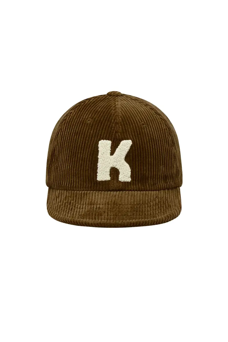 Corduroy Logo Cap - Brown