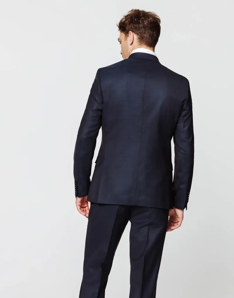 Costume 100% laine navy