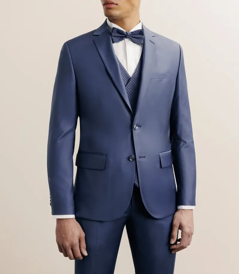 Costume 3 pièces bleu