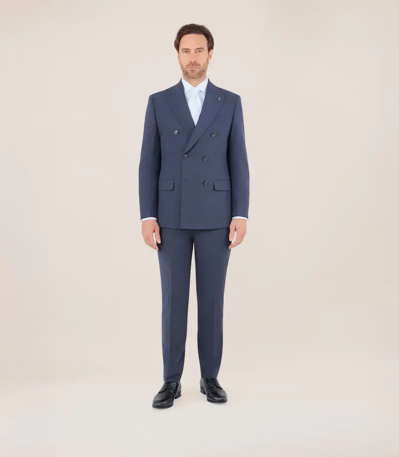 Costume croisé marine
