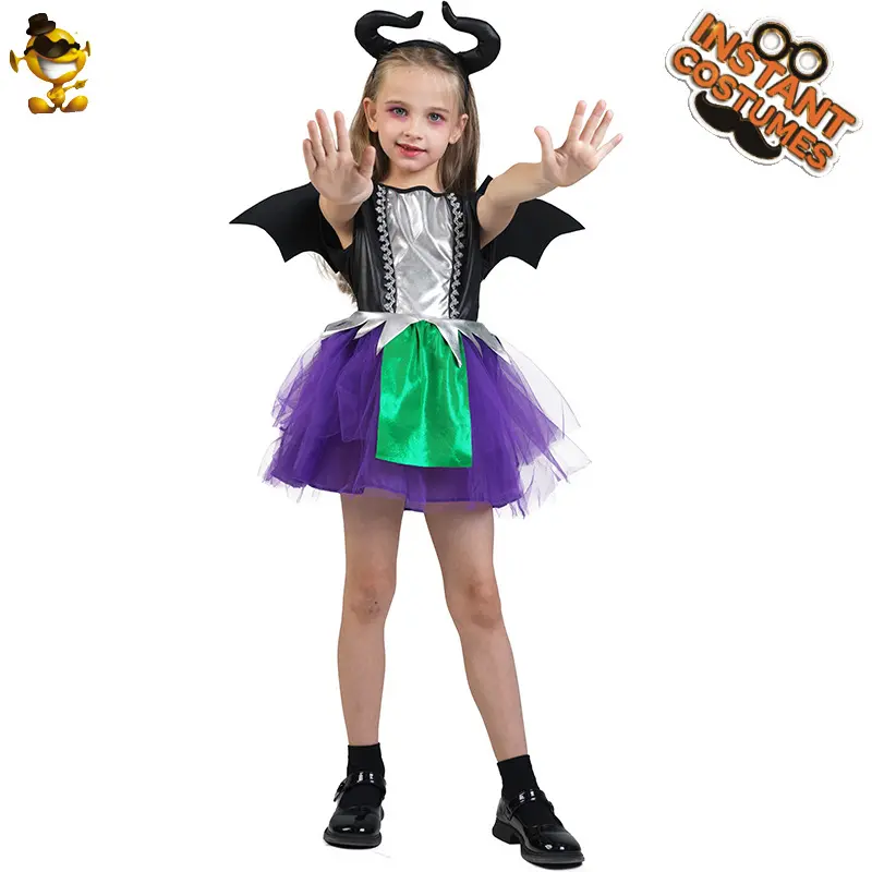 Costume Diable Halloween Enfant – Tenue Scène & Fête | 4 à 12 Ans