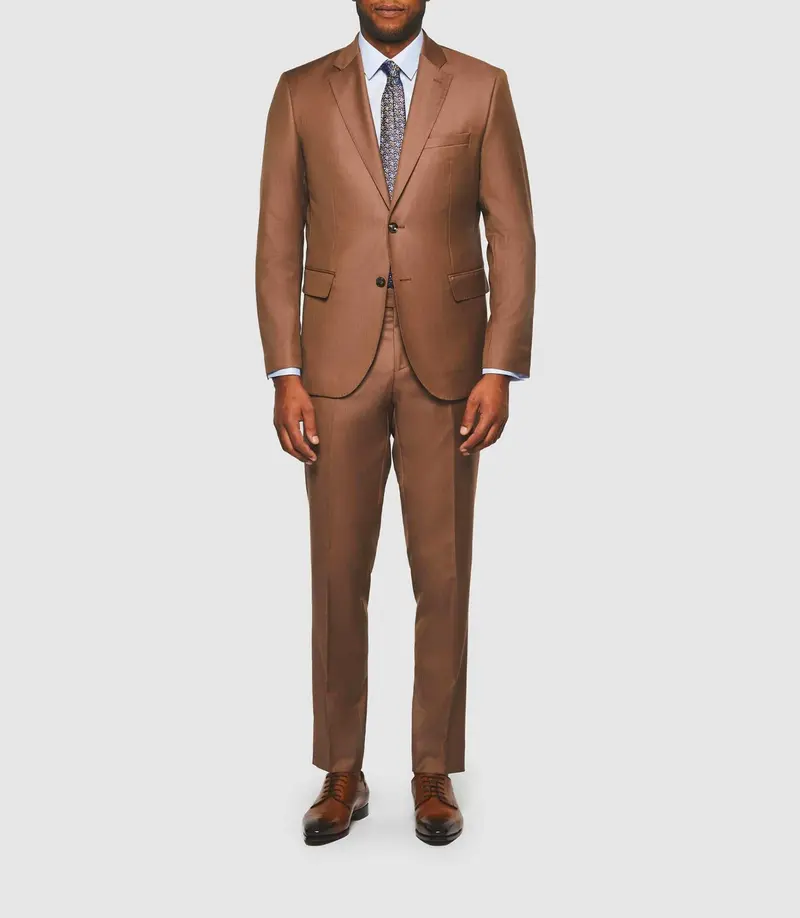 Costume laine marron "Figlio"