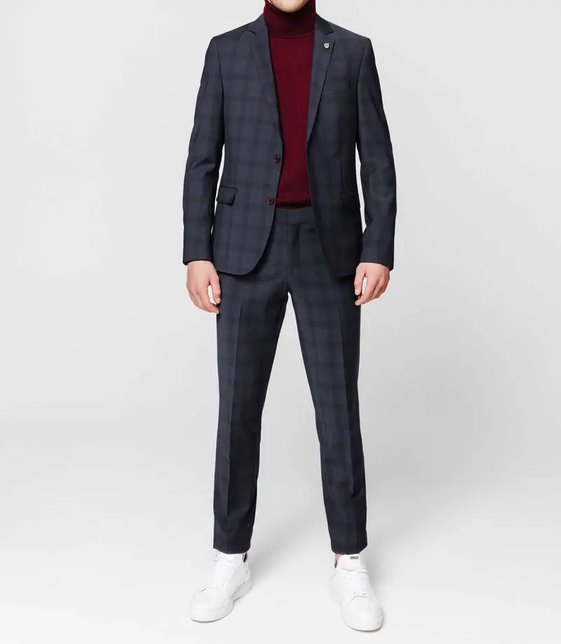Costume Prince de Galles navy