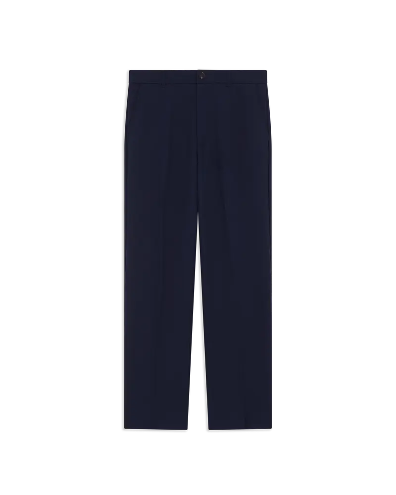 Cotton Straight Leg Trousers