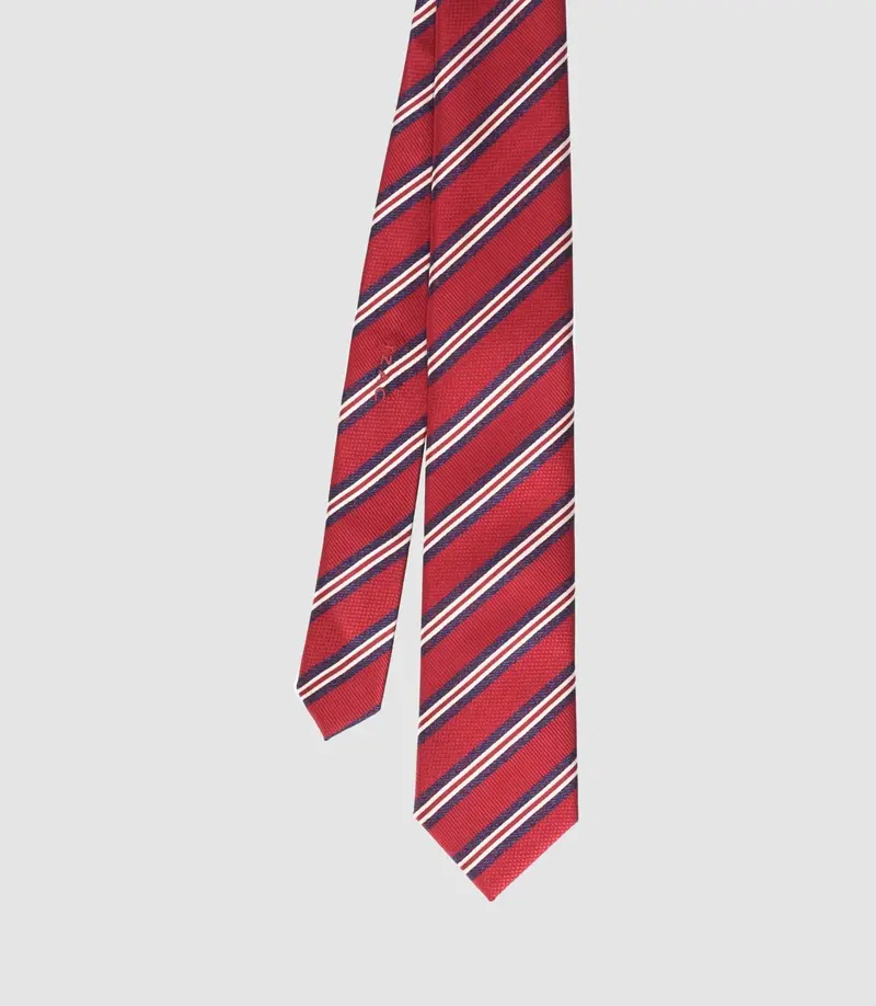 Cravate basique 7cm rouge TRISTAN