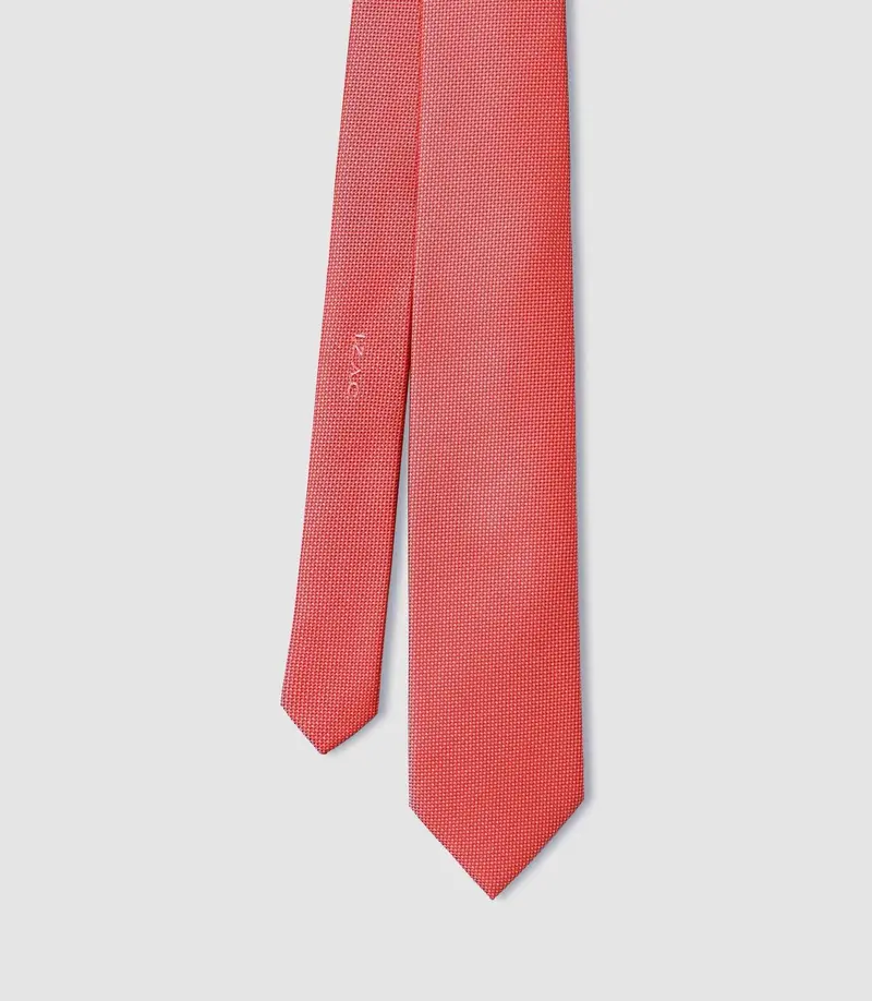 Cravate Classique 7cm orange "Cadwal"