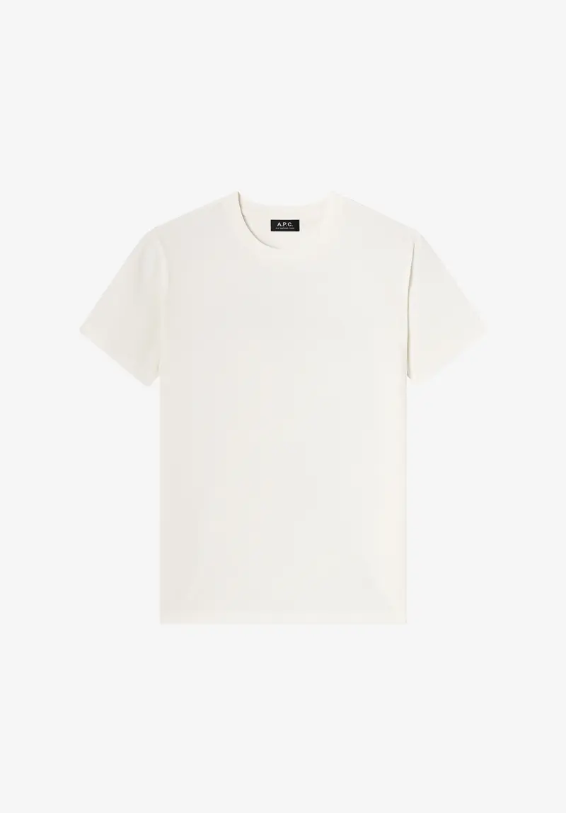 Cremeweißes A.P.C. Herbst 26 T-Shirt