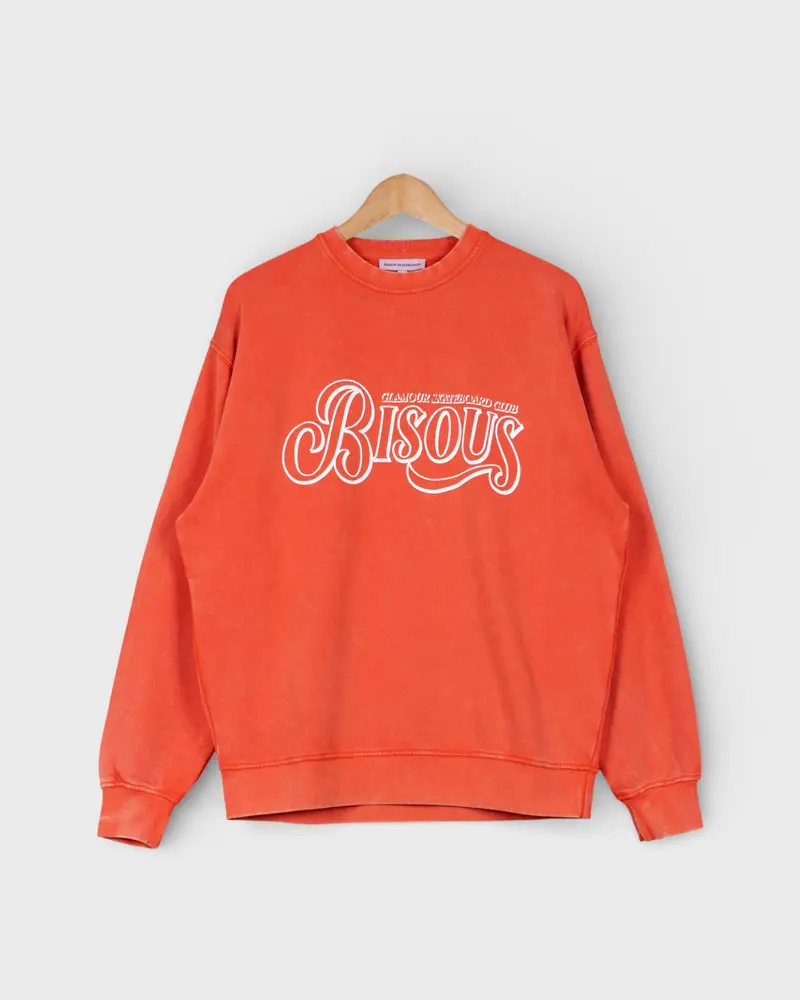 Crewneck Glamour Washed Red
