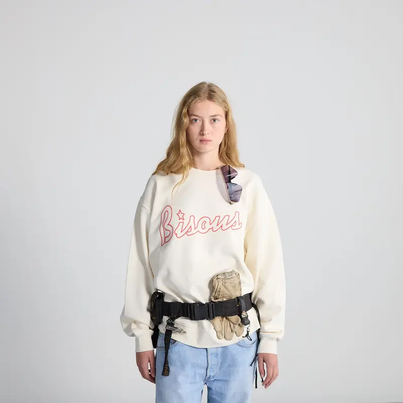 Crewneck Lounge Washed White