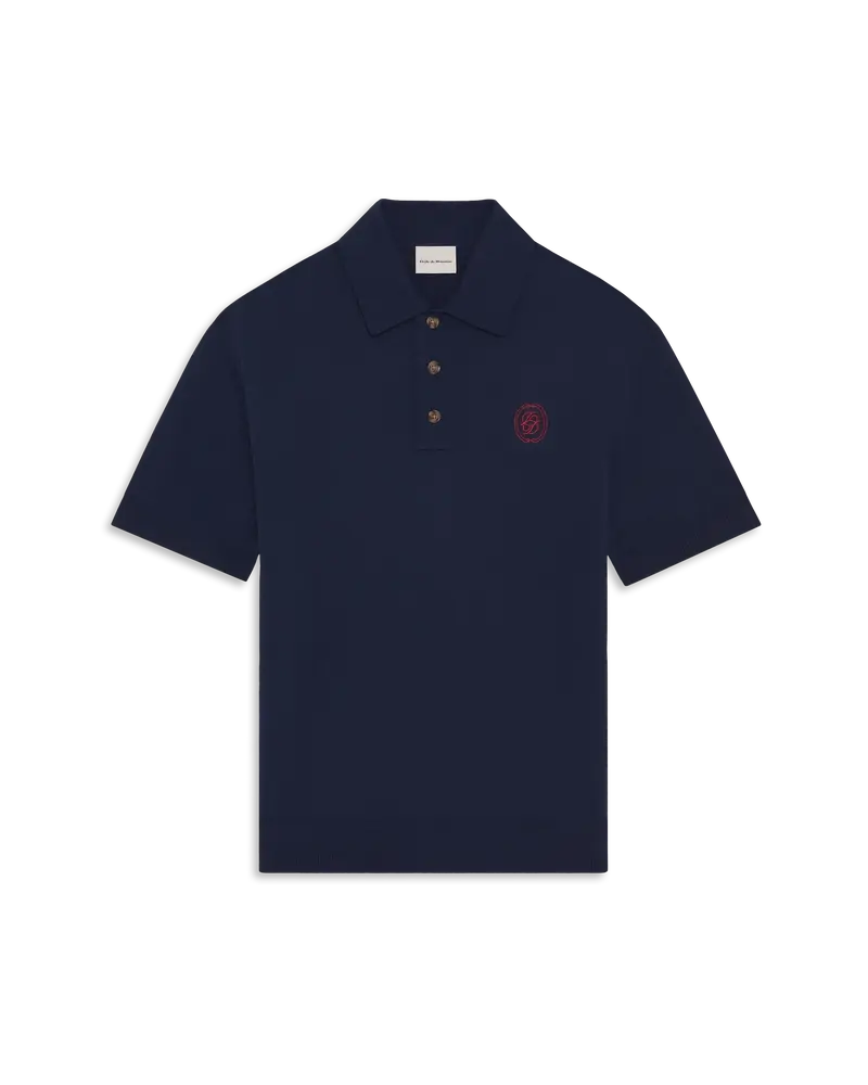 D Mirror Knit Polo