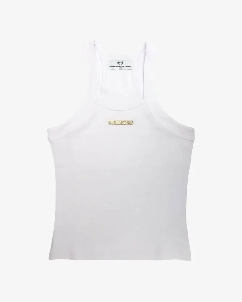 DÉBARDEUR SIGNATURE - BLANC