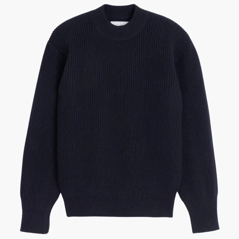 Deck Sweater - Lambswool - Navy