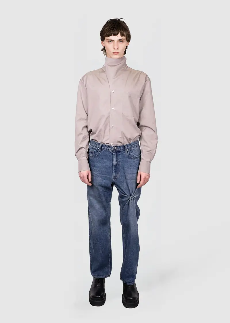 Denim à nœud signature