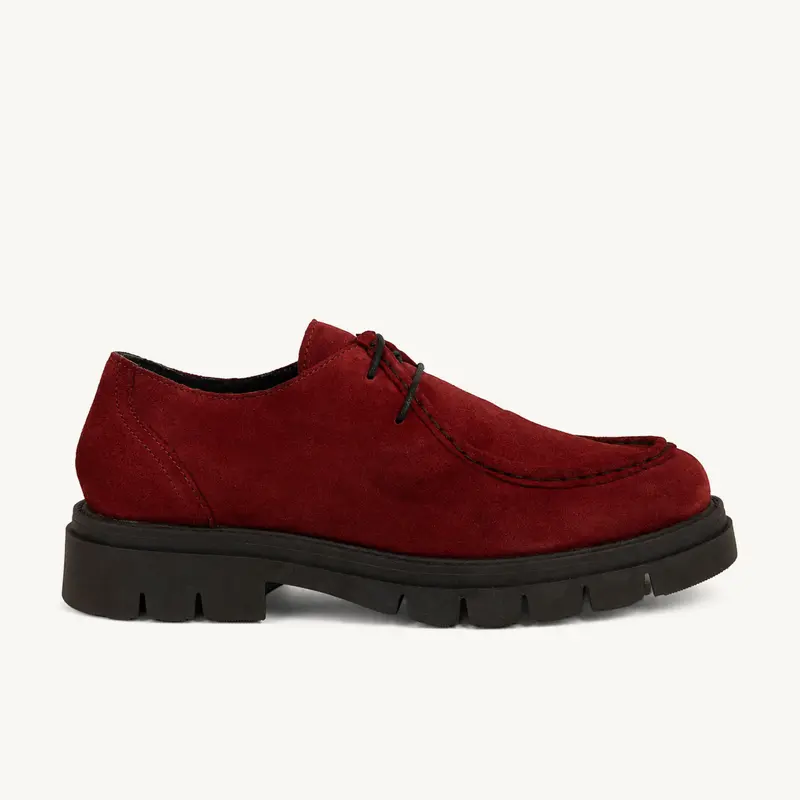 Derbies BIEL ELUE PAR NOUS Femme Rouge
