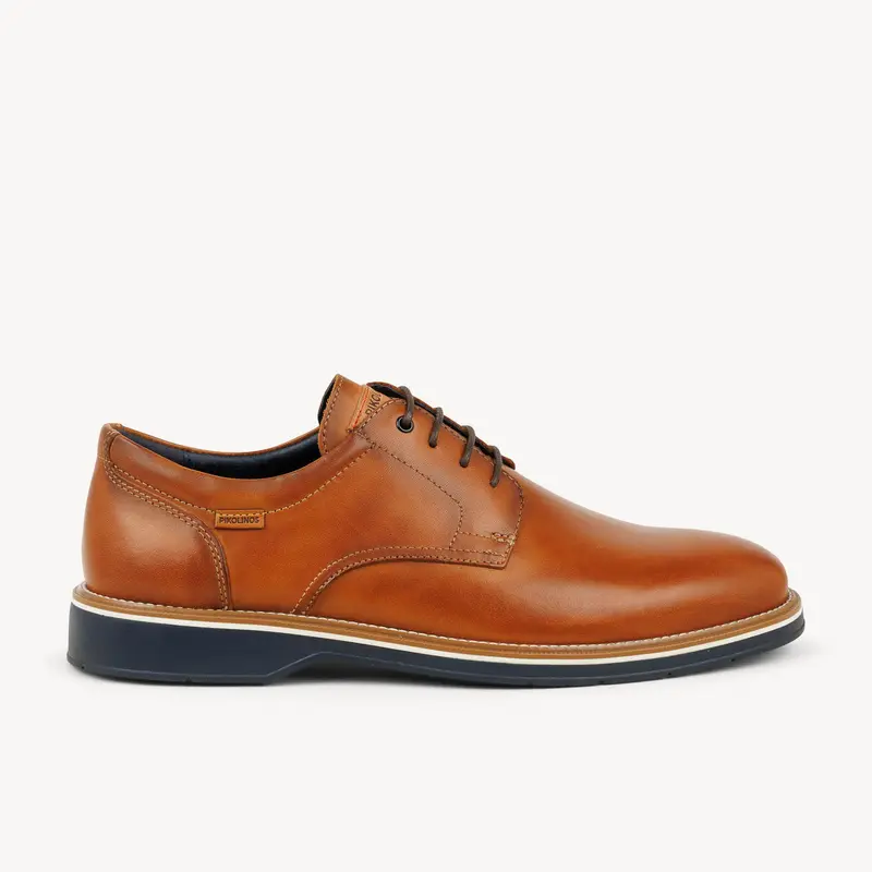 Derbies et Richelieus M6W-4311 PICARLET PIKOLINOS Homme Marron