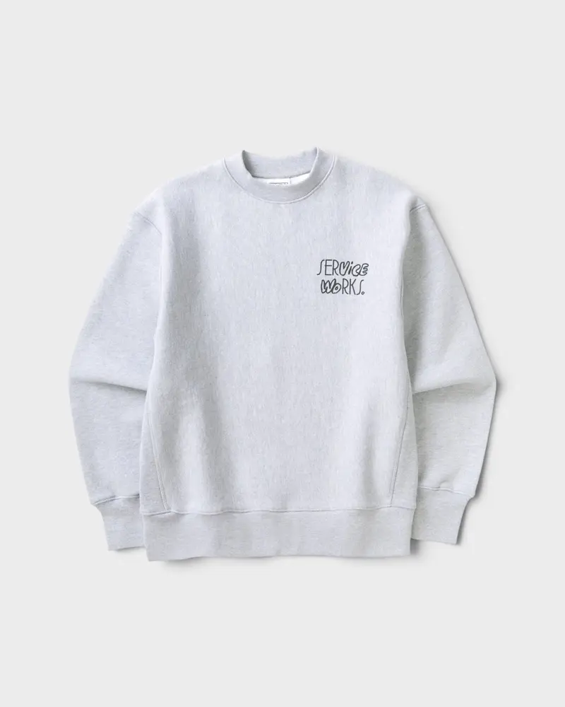 Double Vision Crewneck – Heather Grey