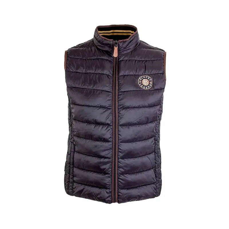 Doudoune sans manches noire full-zip