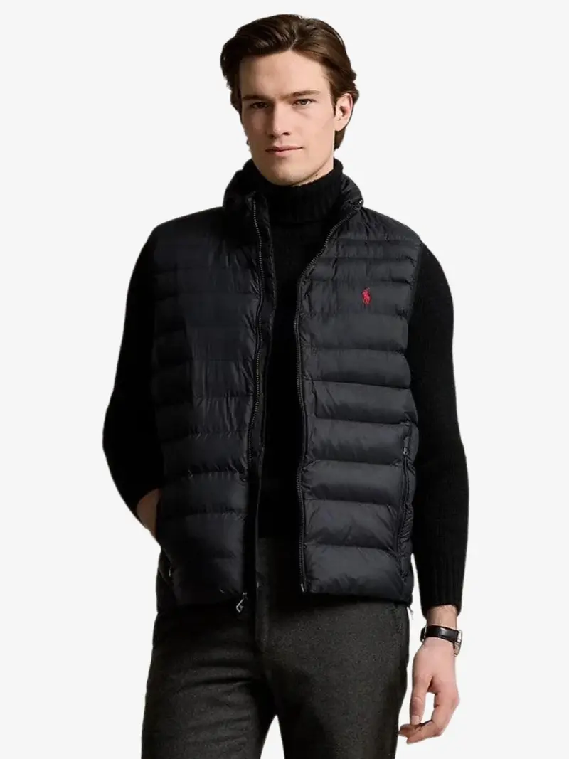 Doudoune sans manches Ralph Lauren noire