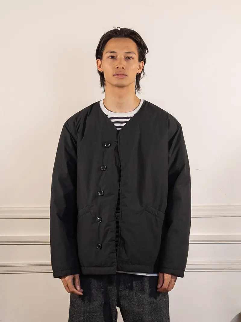 Down Cardigan - Black