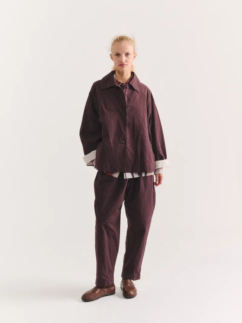 DRAYS JACKET - PAPER COT - EBONY