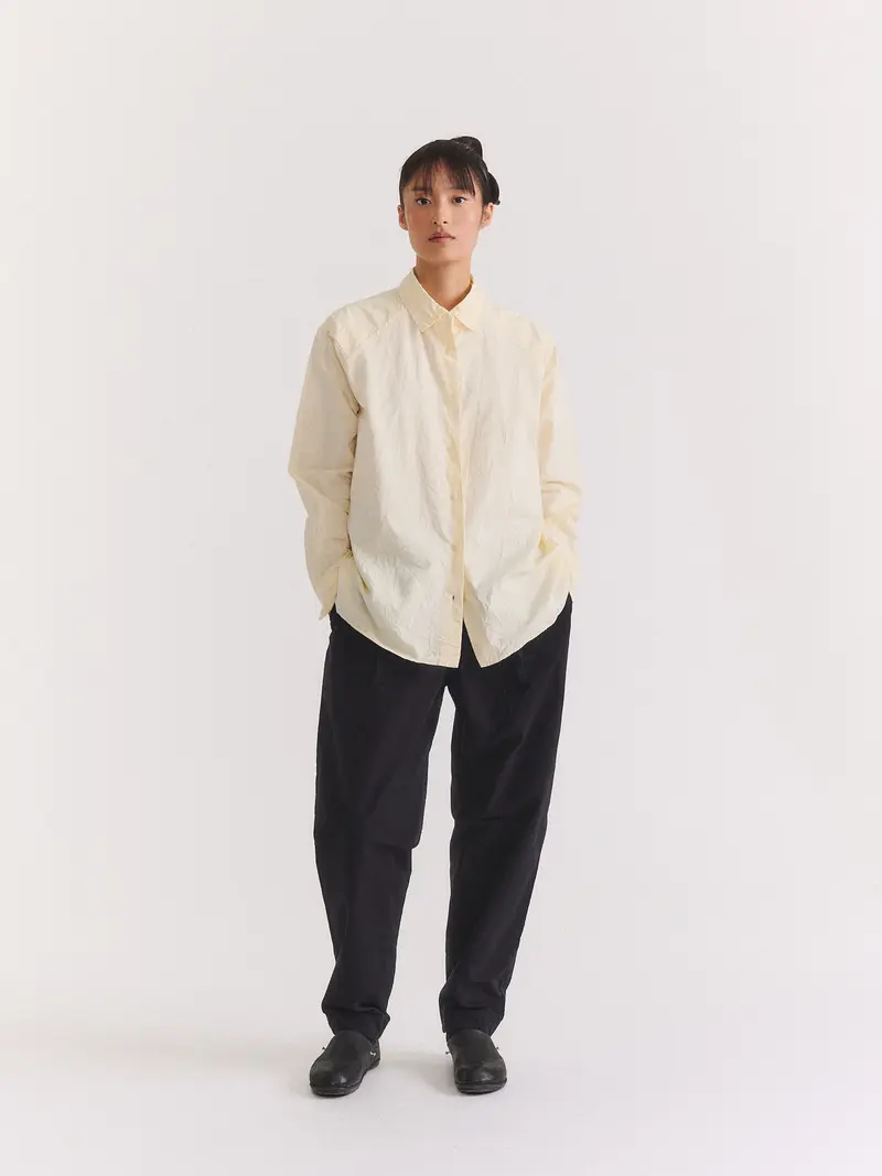 DRAYS TRAVAIL SHIRT - PAPER COT - IVORY