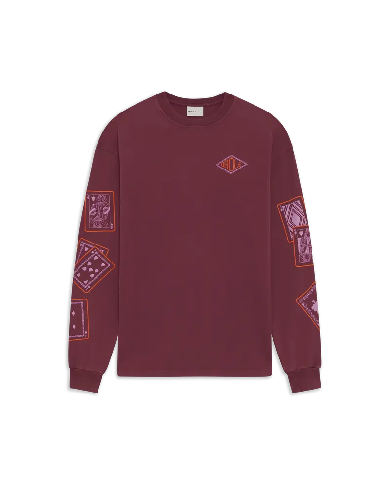 Drôle Cards Print Longsleeve T-Shirt