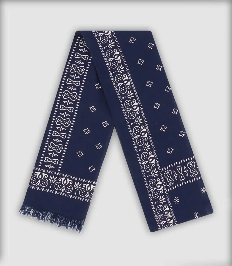Echarpe bandana marine