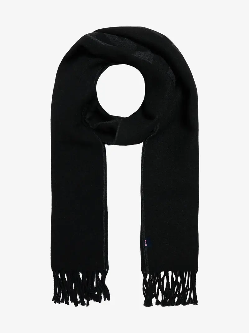 Echarpe jacquard Eden Park noire