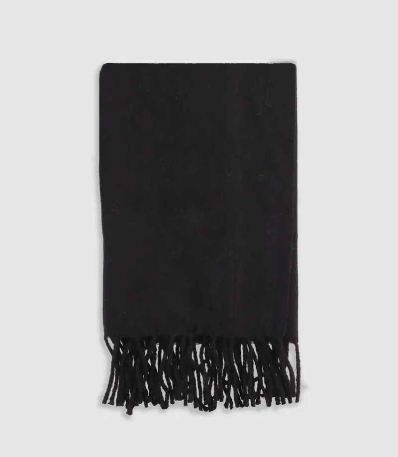 Echarpe unie noire
