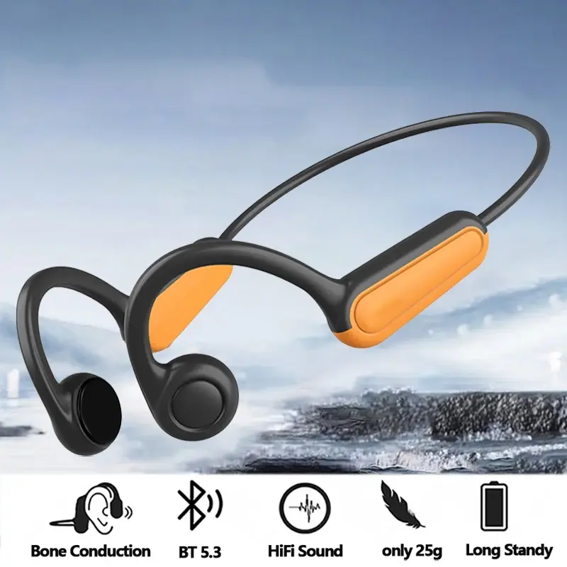 Écouteurs à Conduction Osseuse Bluetooth – Sport & Sécurité – Étanches