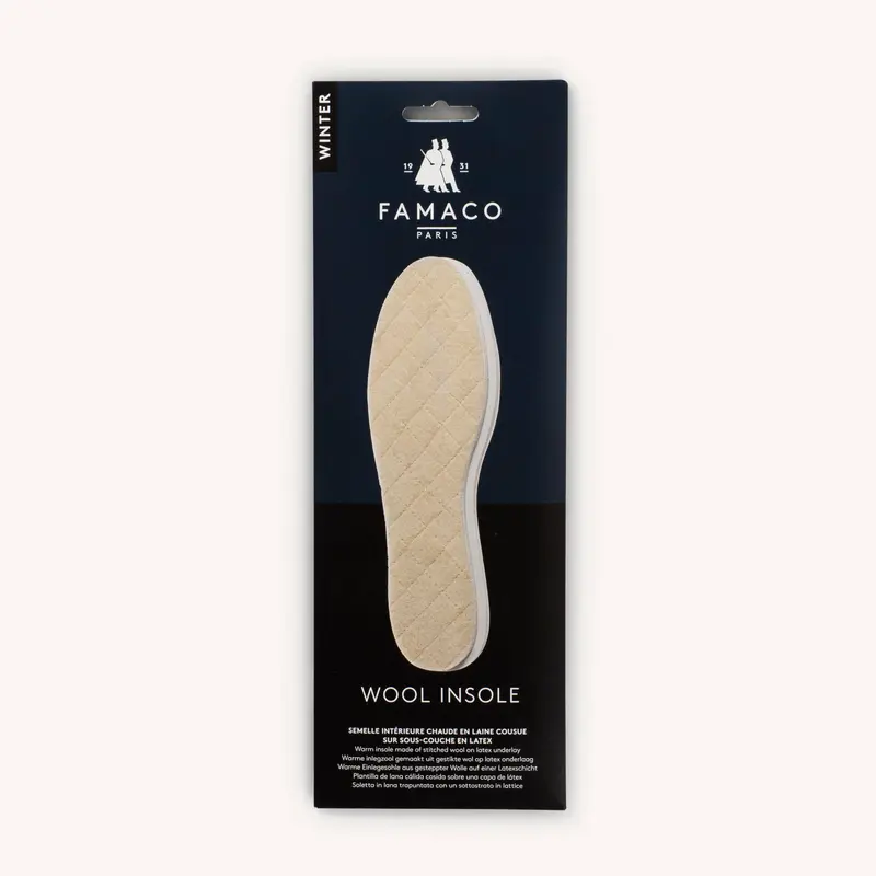 Entretien et accessoires SEMELLE LAINE PIQUEE FAMACO Femme Blanc