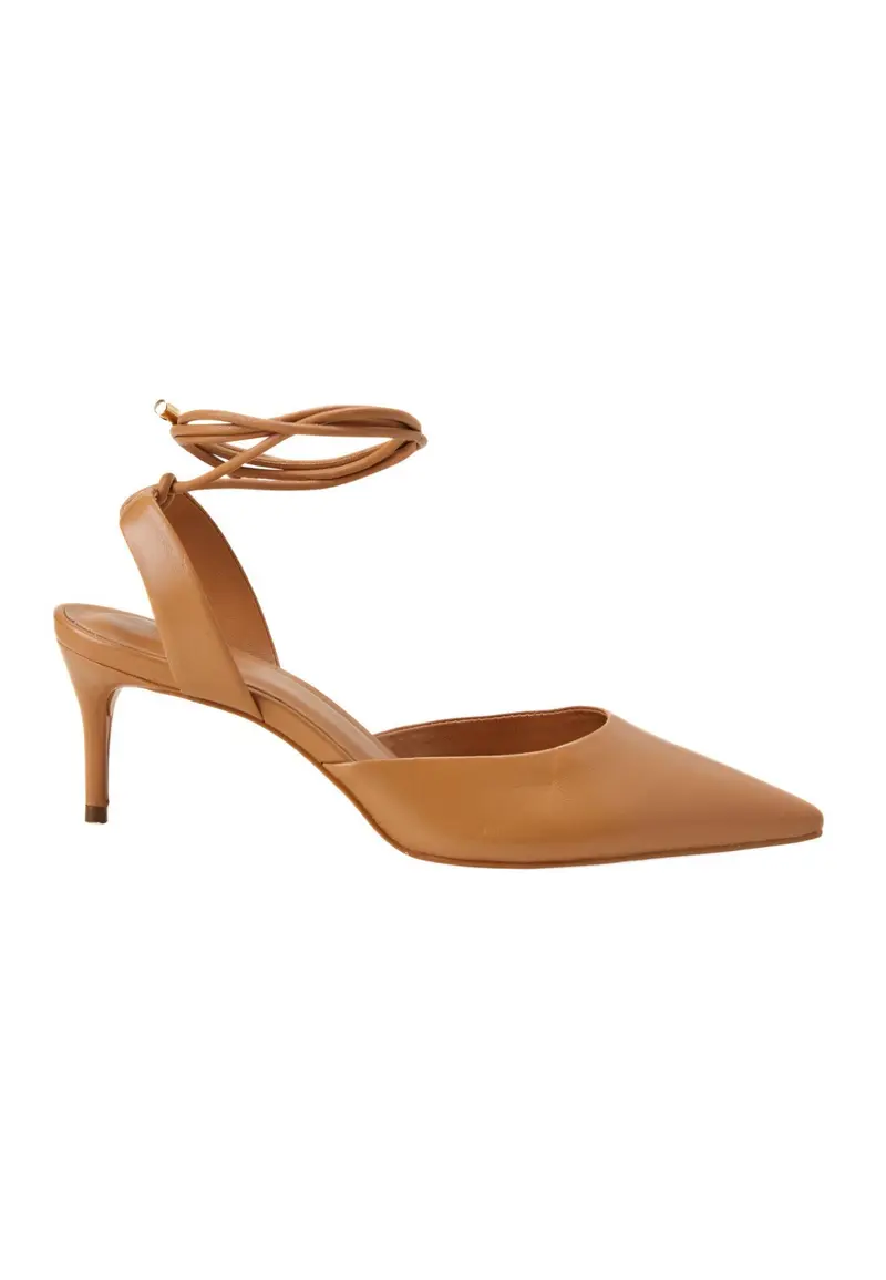 Escarpins Slingback Bout Pointu Jaborandi — Mangará