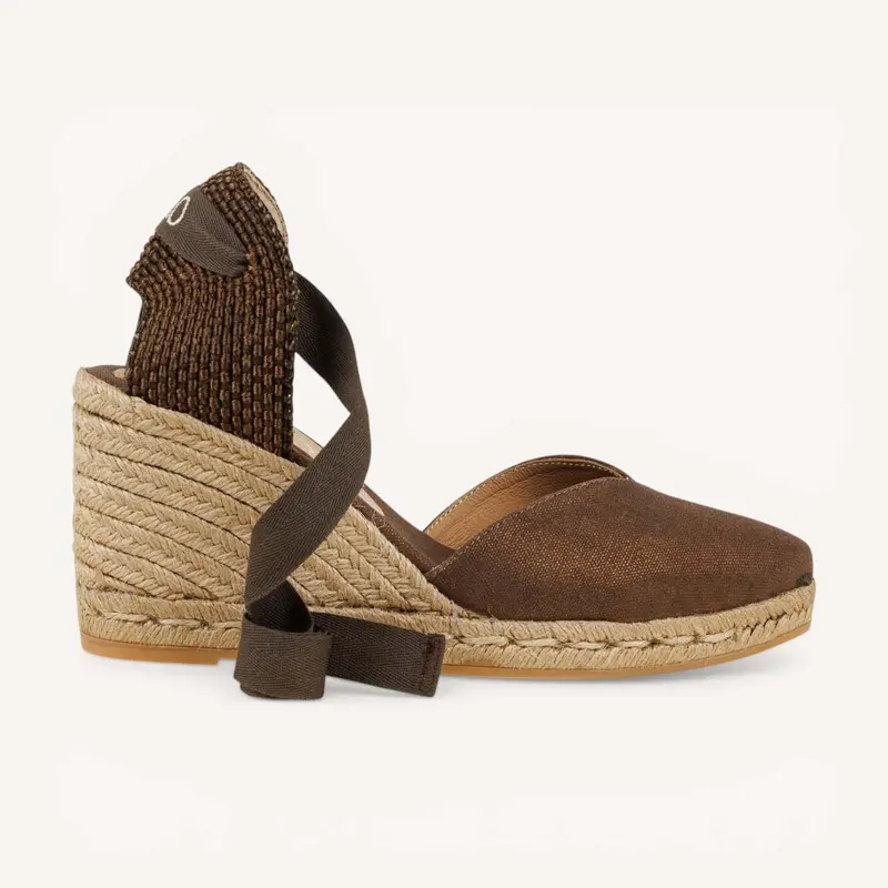 Espadrilles NARA GAIMO Femme Marron