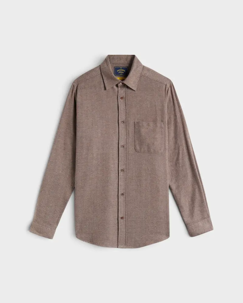 Espiga Flannel Shirt Brown