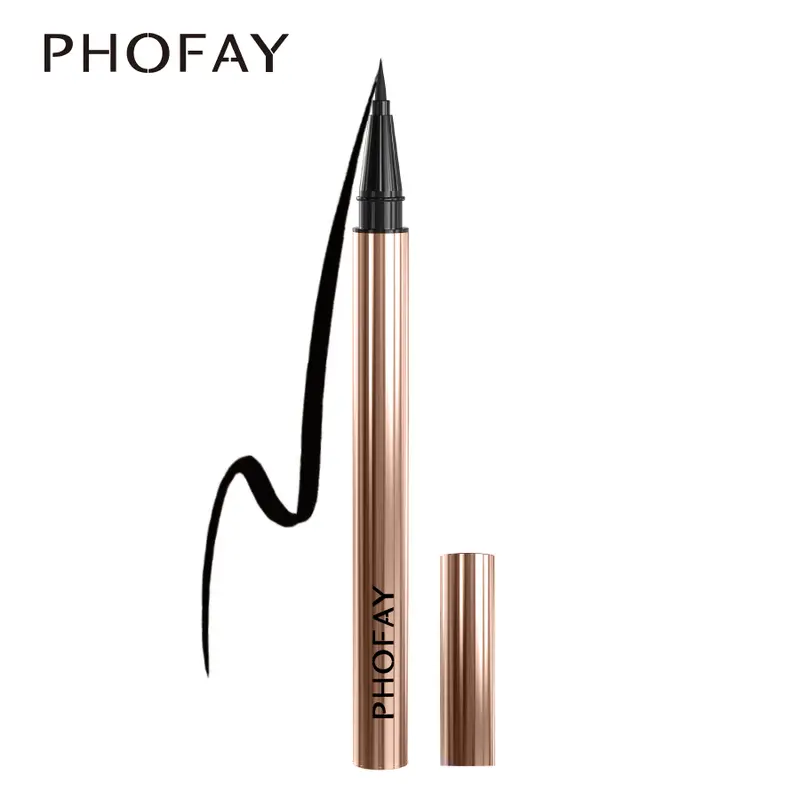 Eyeliner liquide noir PHOFAY – Résistant à l’eau